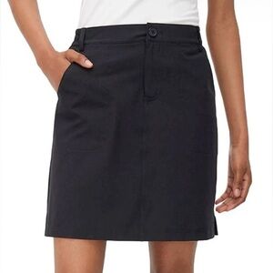 Tilley Trek Skort Black Medium Built In Shorts Stretch Ripstop NWT